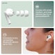 image 2 of Daewoo Air Buds True Wireless Bluetooth In-Ear Earbuds - White