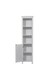 image 2 of Living and Home Rustic & 3 Shelves Freestanding Bathroom Tall Cabinet - White