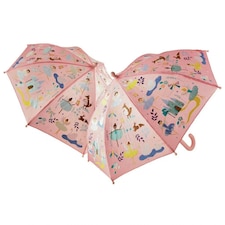 Floss & Rock Kids Umbrella Colour Changing - Enchanted Princess Pink