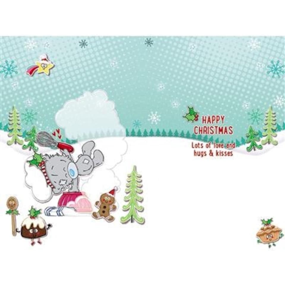 image 1 of Bear Baking Mummy Christmas Card