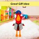 image 8 of Baseball Goose Goose Duck Soft Toy Cute Plushie Huggable Cuddly 52cm Red