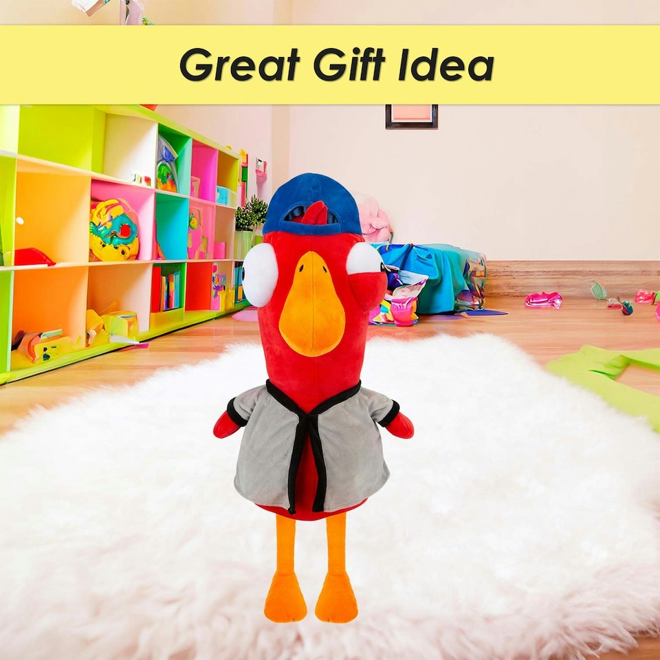 image 1 of Baseball Goose Goose Duck Soft Toy Cute Plushie Huggable Cuddly 52cm Red