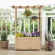 image 8 of COSTWAY Raised Garden Bed Wooden Planter Box Natural N/A