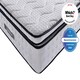 image 3 of SleepSoul Space 2000 Pocket Memory Pillow Top Mattress Single | White | 1