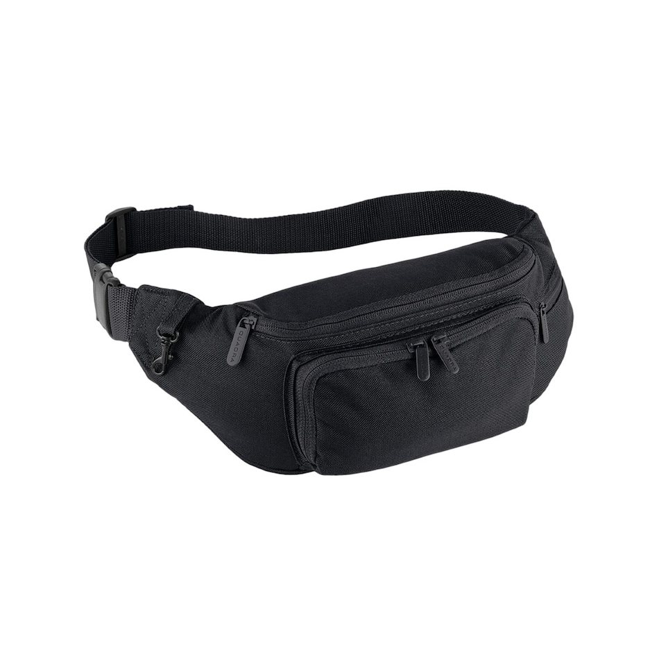 image 1 of Quadra Plain Waist Bag | Black | Black | One Size | 1