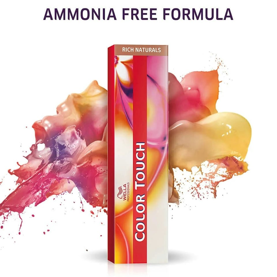 image 1 of Wella Colour Touch Rich Naturals Hair Dye Tint 60ml Multi | 8/35