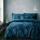 image 1 of Portfolio Home Woburn Botanical Leaf Bedding Duvet Cover Set Blue | Double