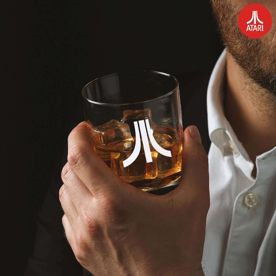 image 1 of Thumbs Up Atari CX-10 Joystick Decanter Set