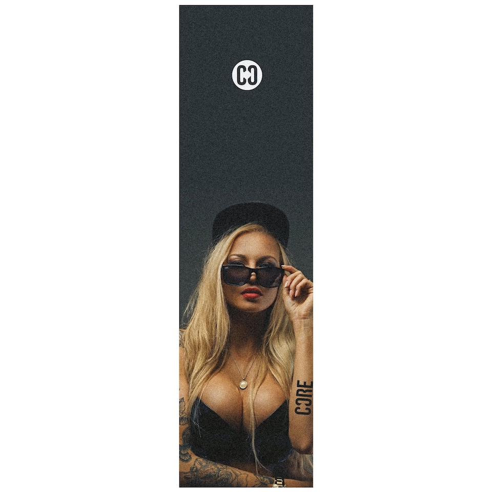 image 1 of CORE Skateboard Griptape 9x33" - Hot Girl