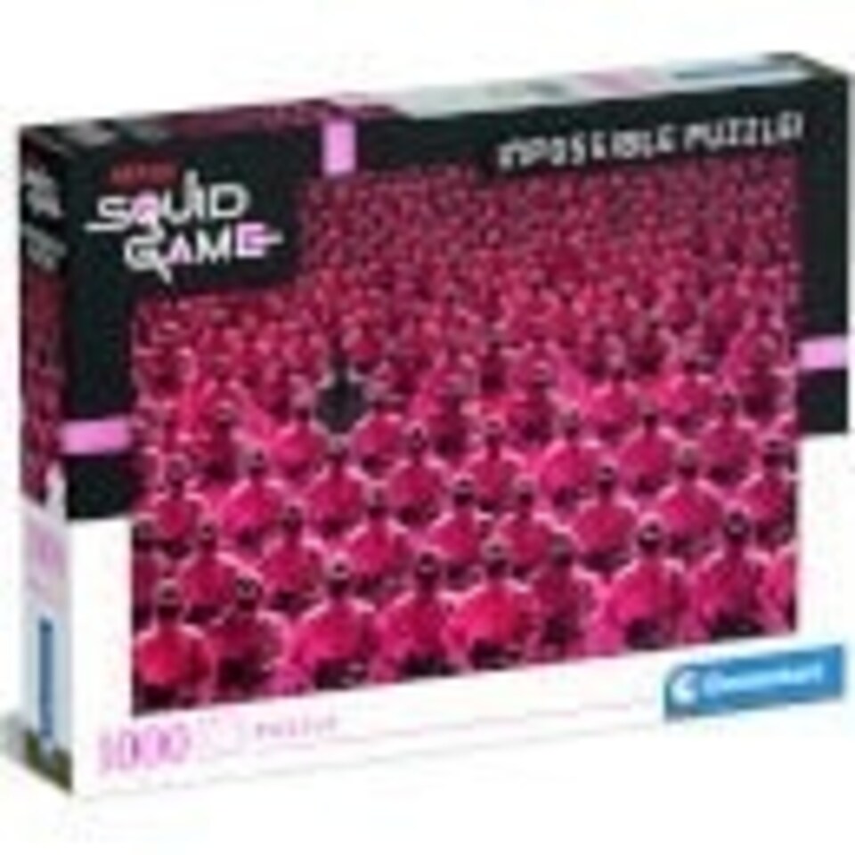 image 1 of Clementoni 1000pcs Impossible Puzzle - Squid Games
