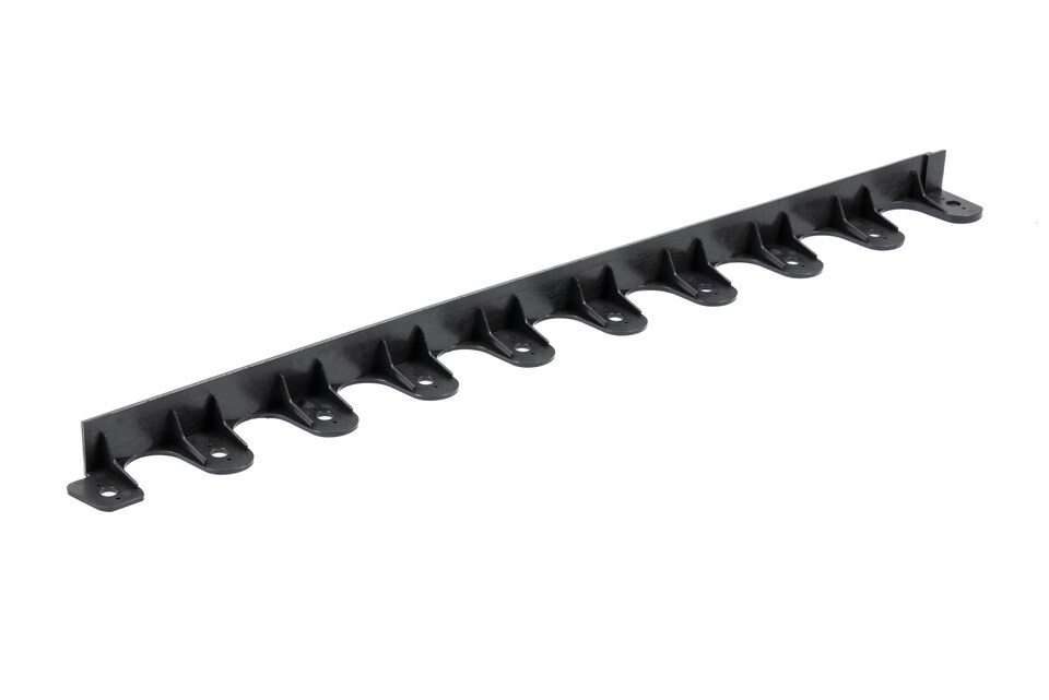 image 1 of Flexible Invisible Lawn Edging Garden Border - Black - Pack of 14 | Black | Black | 14pcs + 56pins | 1