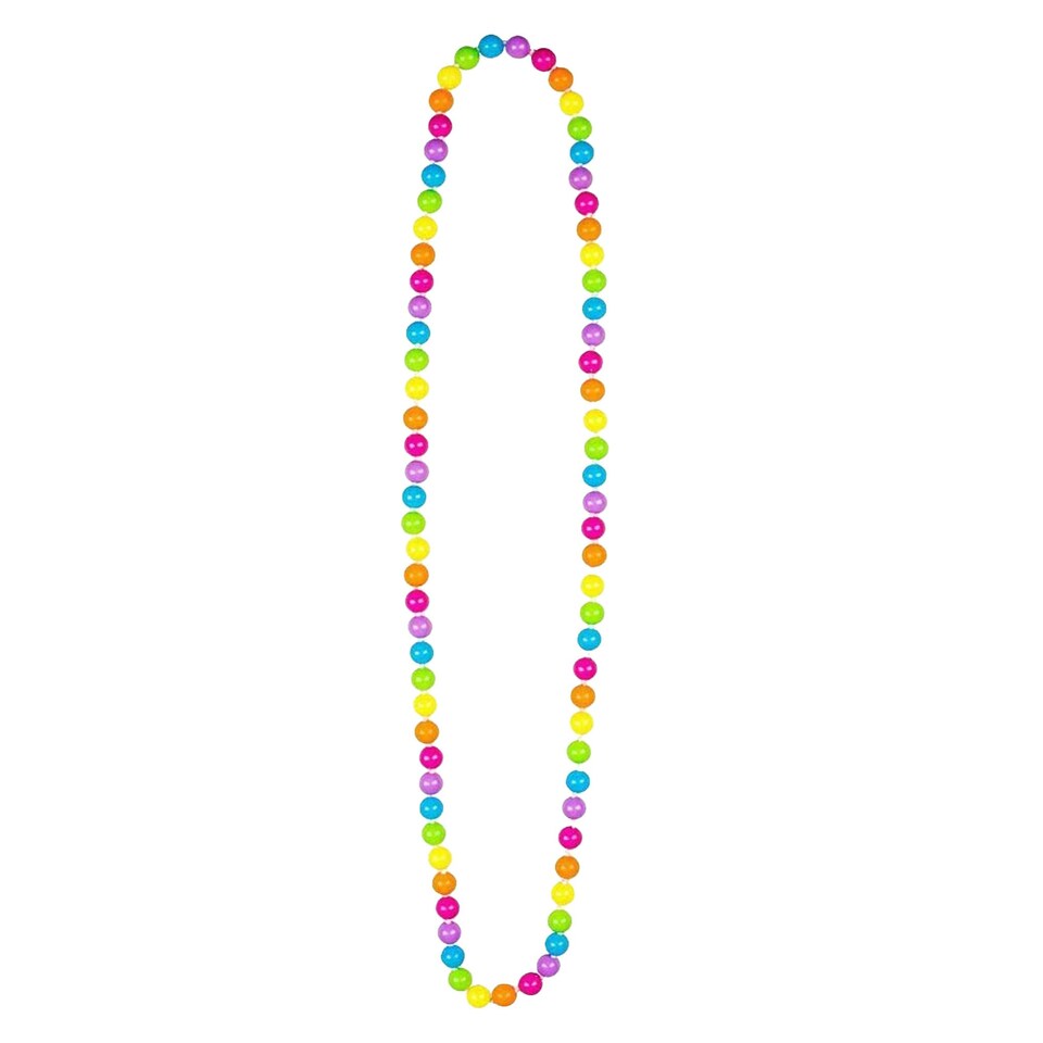 image 1 of Boland Rave Beaded Necklace - Rainbow - One Size
