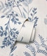 image 2 of Fine Decor FD43767 Fern Blue Wallpaper, Blue