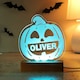 image 5 of Personalised Pumpkin Wooden LED Light