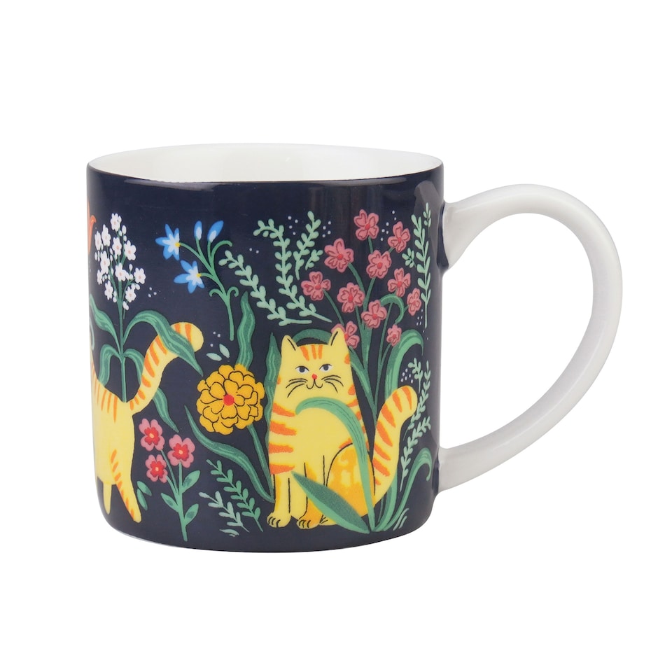 image 1 of Ulster Weavers Marmalade Meadow Mug - New Bone China Navy