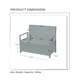 image 2 of COSTWAY Wooden Shoe Bench Shoe Storage Cabinet Organizer Grey
