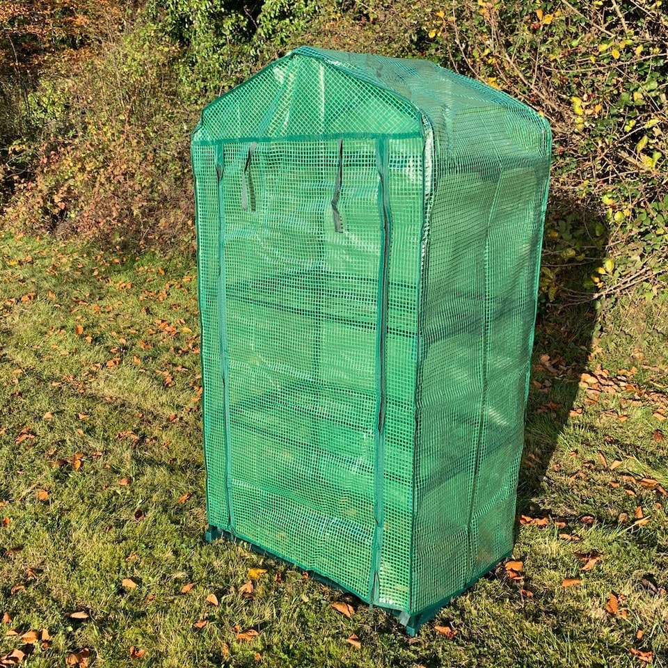 image 1 of Reinforced Replacement Cover for 3 Tier Mini Greenhouse