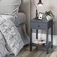image 1 of Options 1 Drawer Petite Bedside Cabinet - Shaker-Style Nightstand for Bedrooms | Blue | Blue | 1