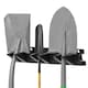 image 2 of Suncast Triple Hook Long Handle Tool Hanger Set - Pack of 2 | Black