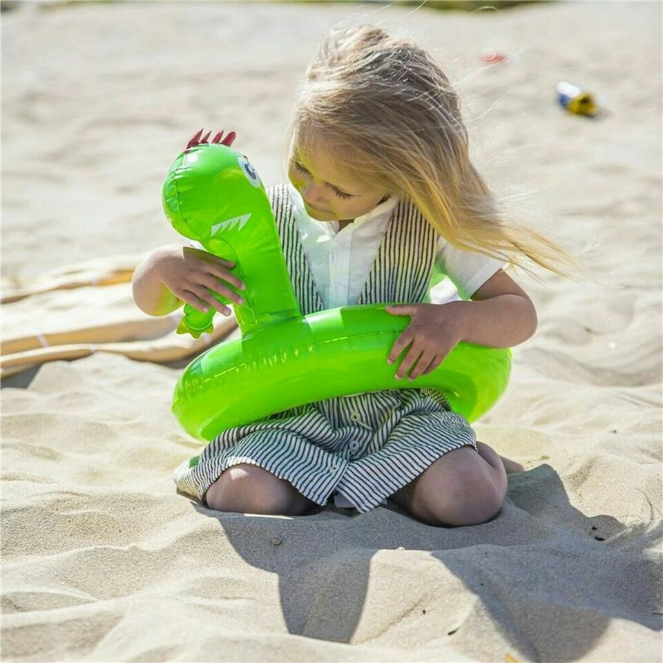 image 1 of Inflatable Pool Float Swim Essentials Dinosaur