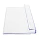 image 10 of SPARES2GO Freezer Drawer Cover for Beko CCFM CFG CNA CSA CSG CXF DRC RCHA RCHE RCNA RCSA Fridge Freezers (Top or Middle Shelf Front Panel) Clear