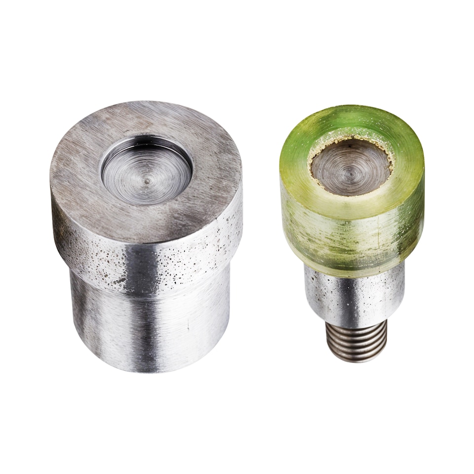 image 1 of 5mm Double Cap Rivet Dies for Universal Hand Press