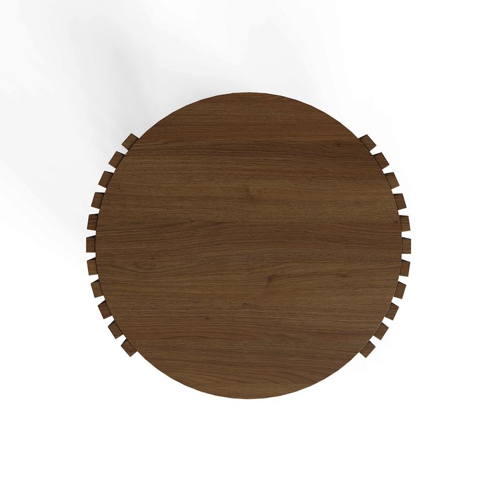 image 1 of Zadie Side Table | Brown | Walnut