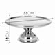 image 5 of GEEZY Stainless Steel Cake Stand Pastry Plate Serving Dish 33 cm