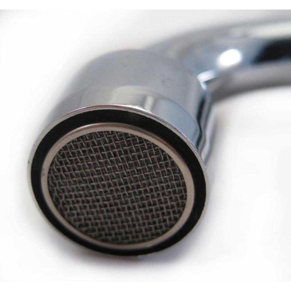 image 1 of Kitchen Bathroom Wall Mounted Cold/Hot Water Tap Single Lever 20cm Spout