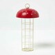 image 1 of Homescapes Tall Red Mushroom Hanging Bird Feeder