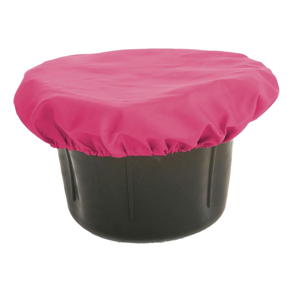 Roma Brights Horse Feed Bucket Cover - Hot Pink - One Size