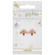 image 4 of Harry Potter Fawkes Rose Gold Plated Stud Earrings WES00113