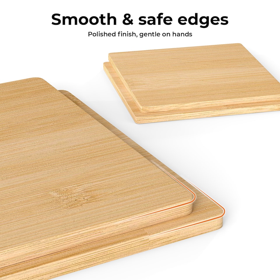 image 1 of TOQUE 8 Pcs Bamboo Placemat Coaster Heat-resistant Mat Storage Tray Dish