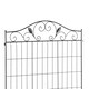image 8 of Outsunny Garden Decorative Fence 4 Panels 44in x 12ft Steel Wire Border Edging