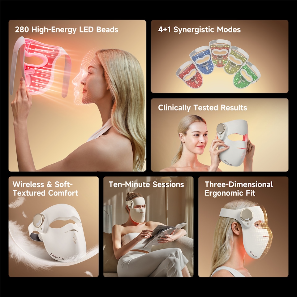 image 1 of Dreame Chrona LED Light Therapy Face Mask