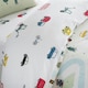 image 10 of Transport Cotton Reversible Duvet Cover Set | White