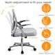 image 6 of Yaheetech  Mesh Office Chair with 90° Flip-up Armrests | Grey | Full Grey