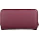 image 2 of Soft Leather RFID Protected Tri- Fold Coin / Credit Card Purse Red | Cranberry/Cloud