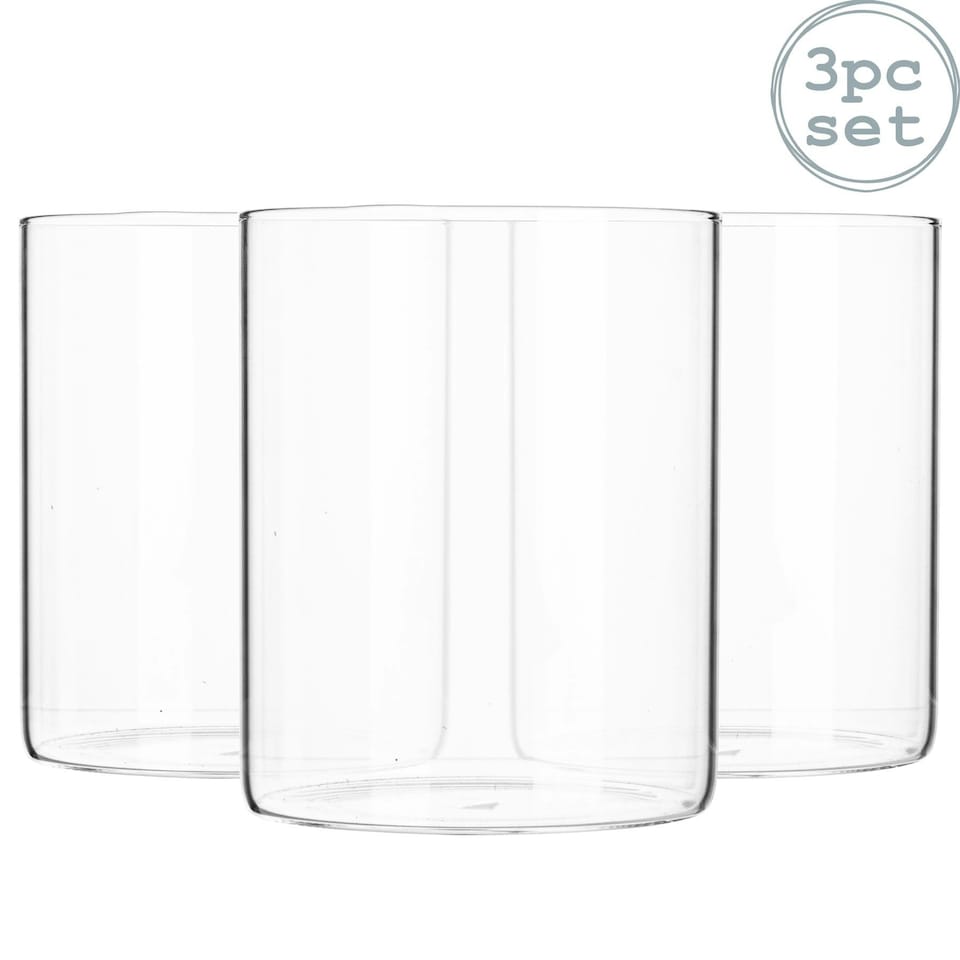 image 1 of Argon Tableware Scandi Storage Jars - No Lids - 750ml - Pack of 3