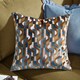 image 1 of Furn Metro Prism Velvet Cushion | Orange | Ginger