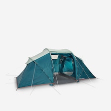 Decathlon 4-person, 2-bedroom camping tent, Arpenaz 4.2
