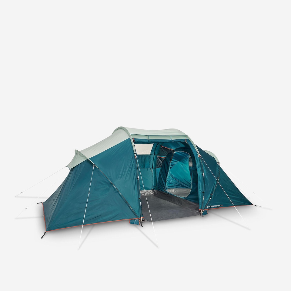 image 1 of Decathlon 4-person, 2-bedroom camping tent, Arpenaz 4.2