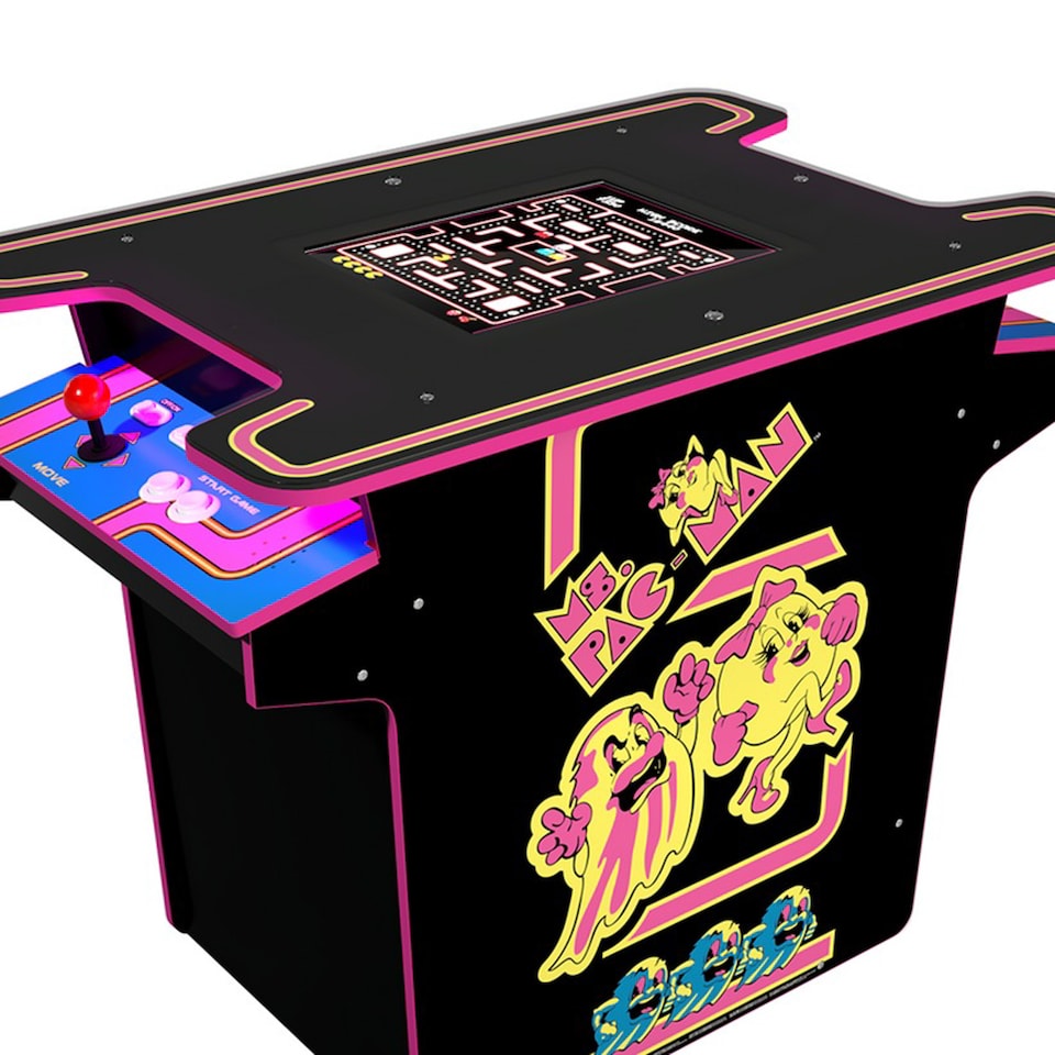 image 1 of Arcade1Up - Ms. Pacman Head To Head Table | Black