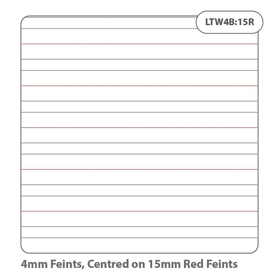 image 1 of Rhino 6.5 x 8" Handwriting Book 32 Page Yellow Narrow Lined Exercise Book