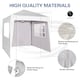 image 2 of MCC Direct Gazebo 2x2 Pop Up Garden Outdoor Party Tent Marquee Canopy with Sides