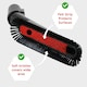 image 3 of SPARES2GO Soft Dusting Brush for MacAllister 16L MWDV-16 20L MWDV-20 MWDV-30 30L Swivel Tool 35mm