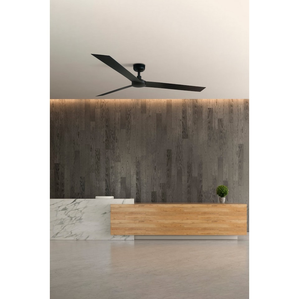 image 1 of Cruiser Extra Large Black DC Ceiling Fan 6 Speed