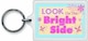 image 3 of Look On Bright Side Sentimental Keyring - Birthday Christmas Gift