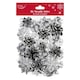 image 2 of Pack of 16 Silver Mix Metallic Christmas Bows