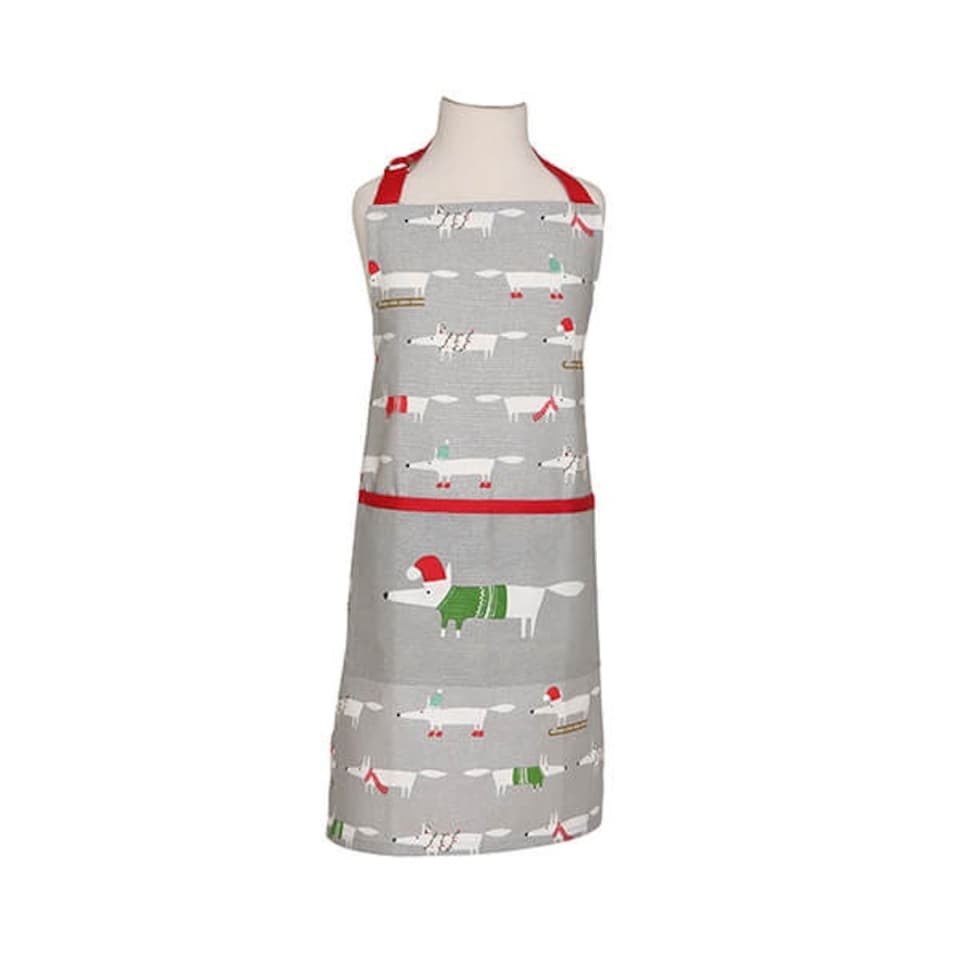 Scion Living Mr Fox Christmas Childrens Apron
